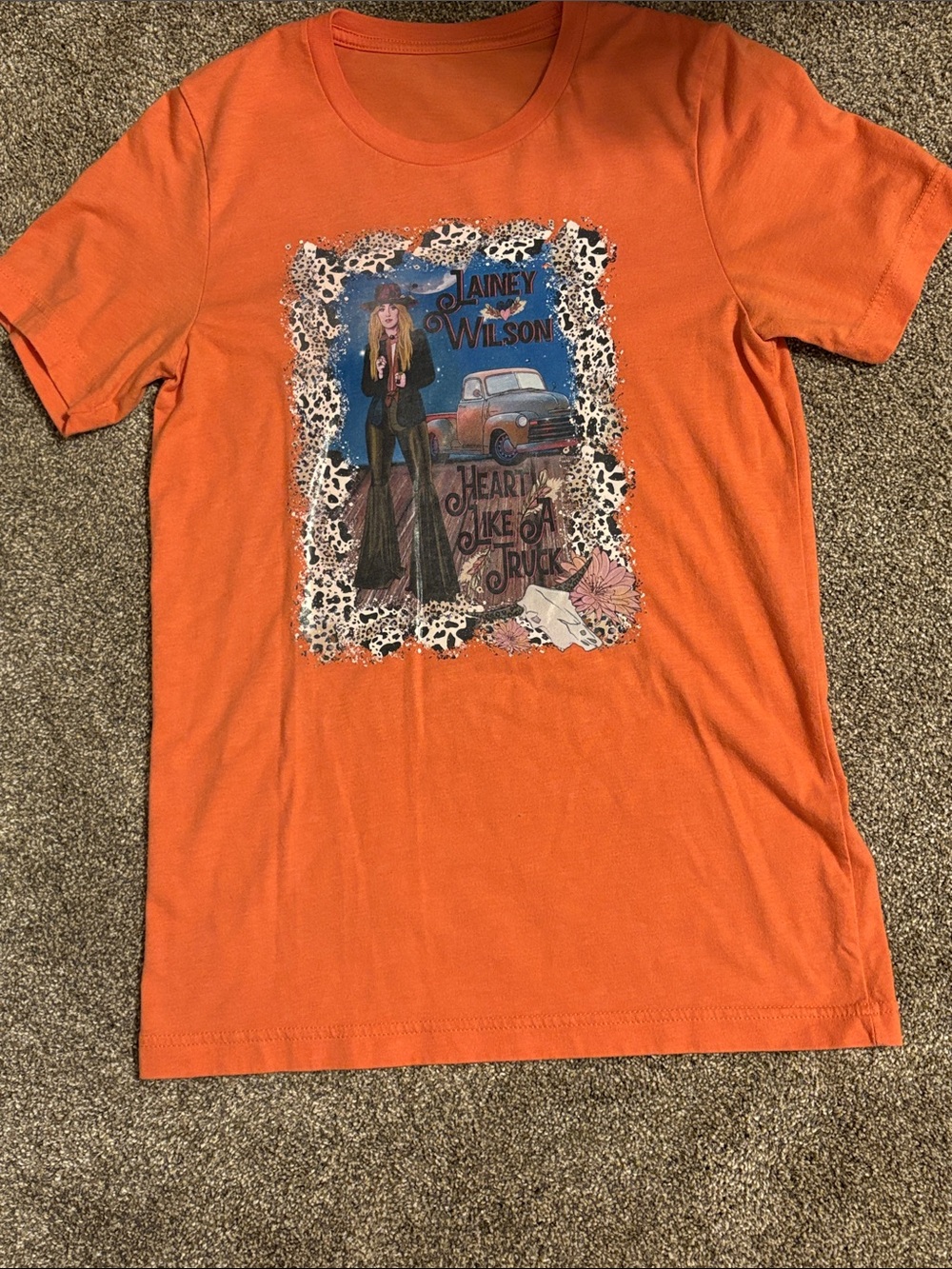 Orange Graphic Women’s Tee - Design